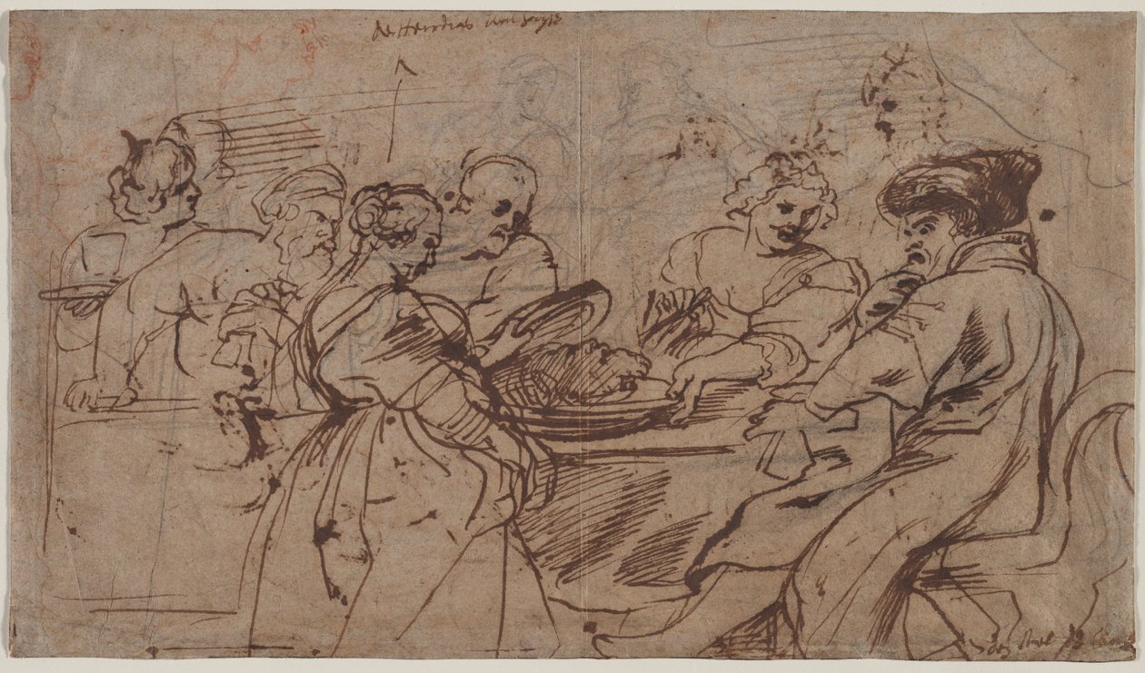 The Feast of Herod (detail) by Peter Paul Rubens