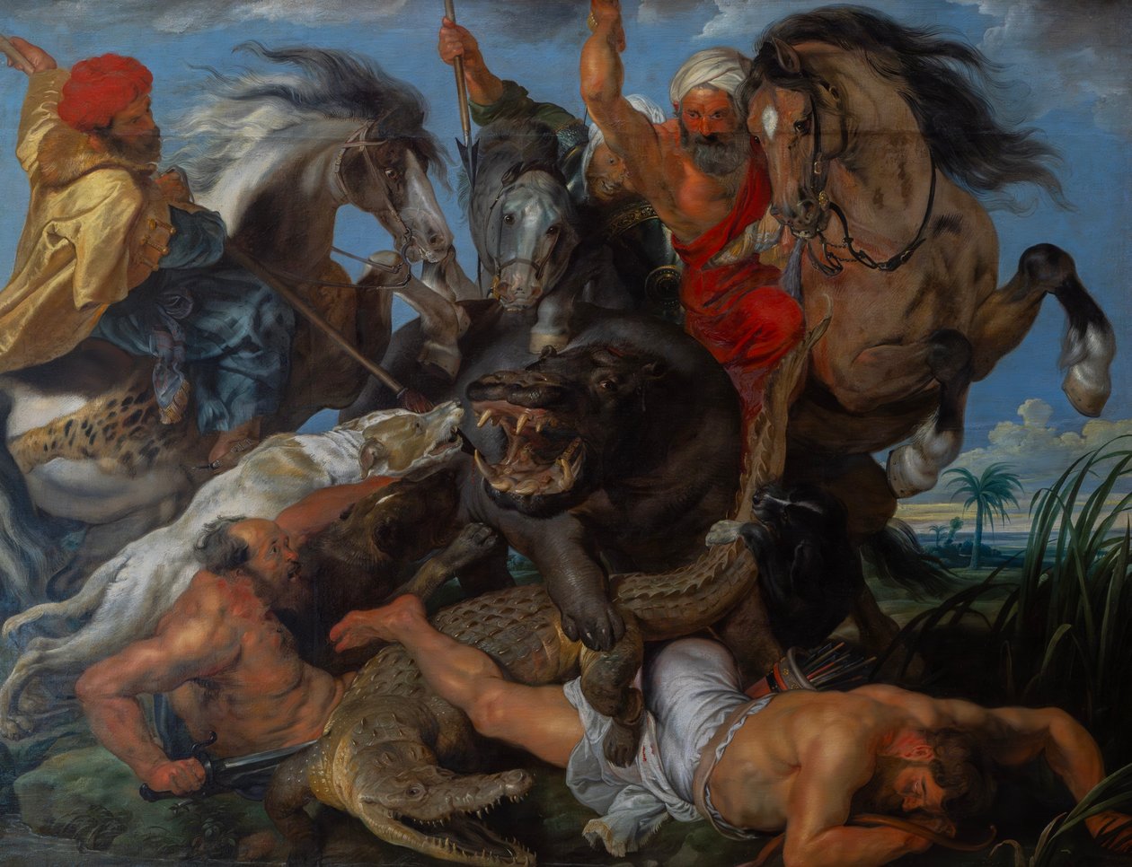 The Hippopotamus and Crocodile Hunt by Peter Paul Rubens