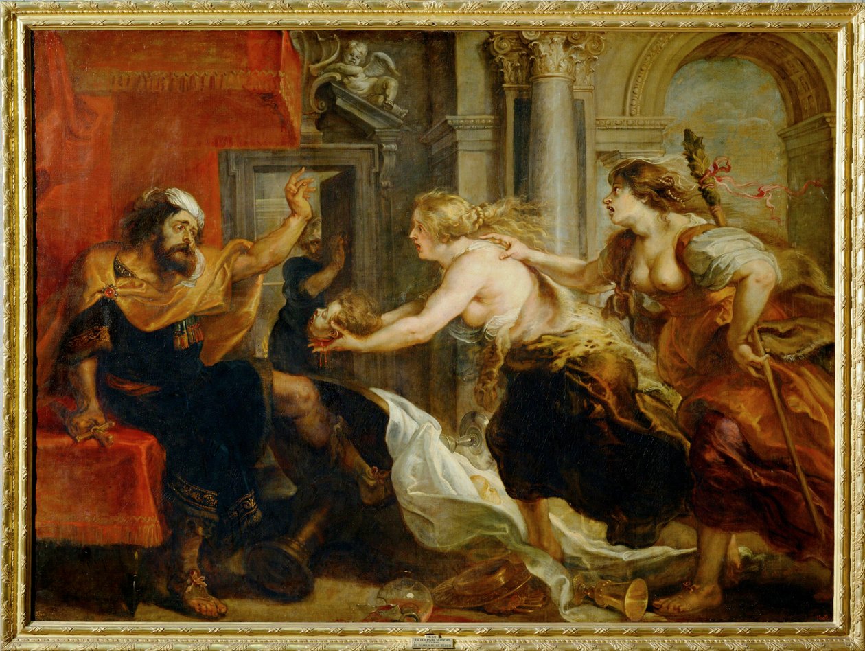 The Banquet of Tereus: Philomena and Procne Present Tereus the Decapitated Head of His Son Itis by Peter Paul Rubens