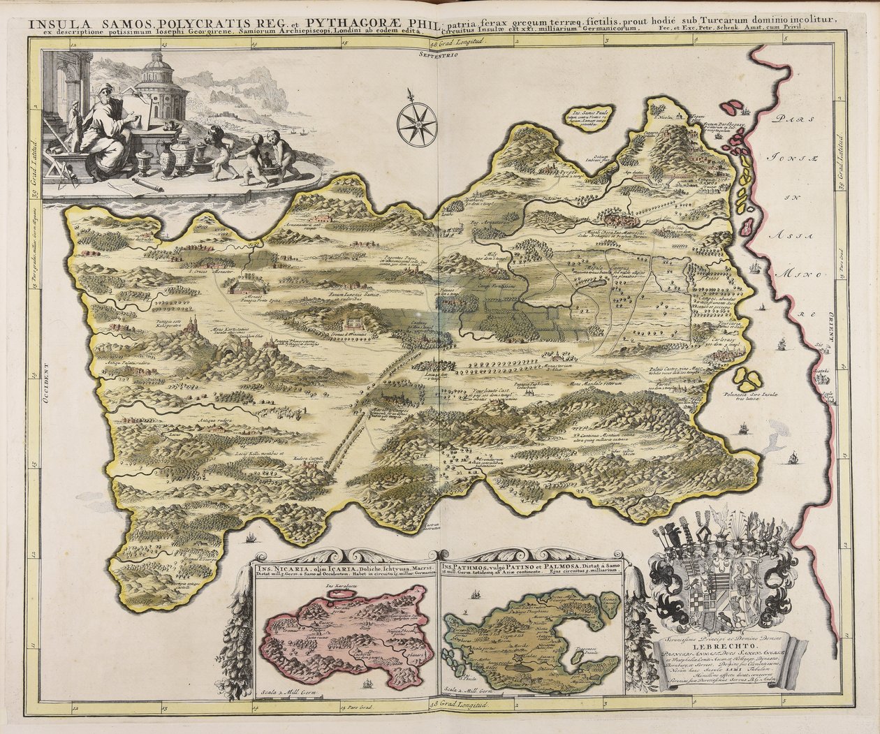 Island of Samos, Land of Polycrates and Pythagoras by Peter Schenk the Elder