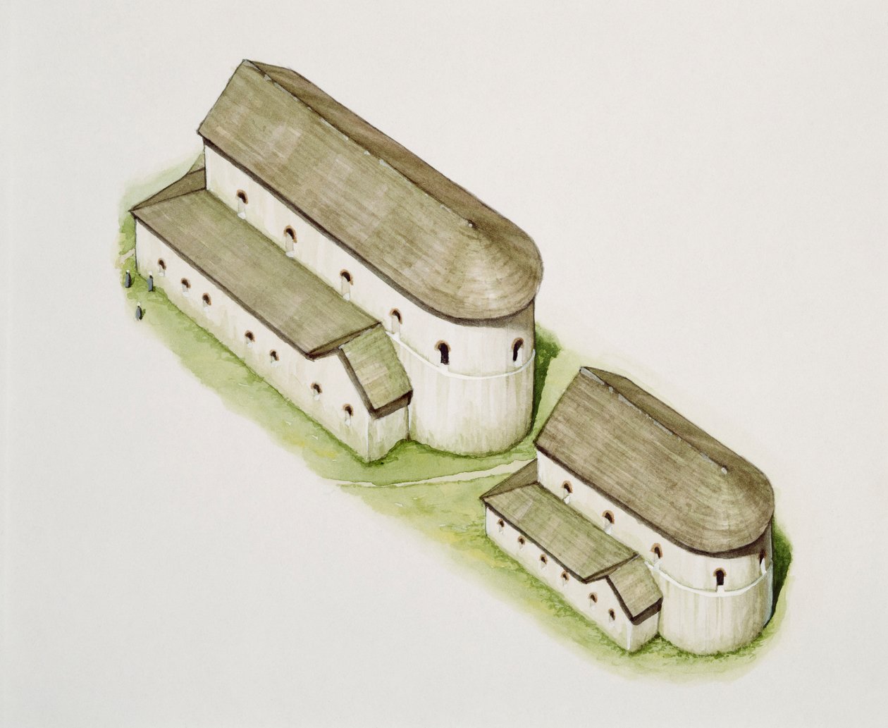 First Saxon church, St Augustine's Abbey, Canterbury, Kent