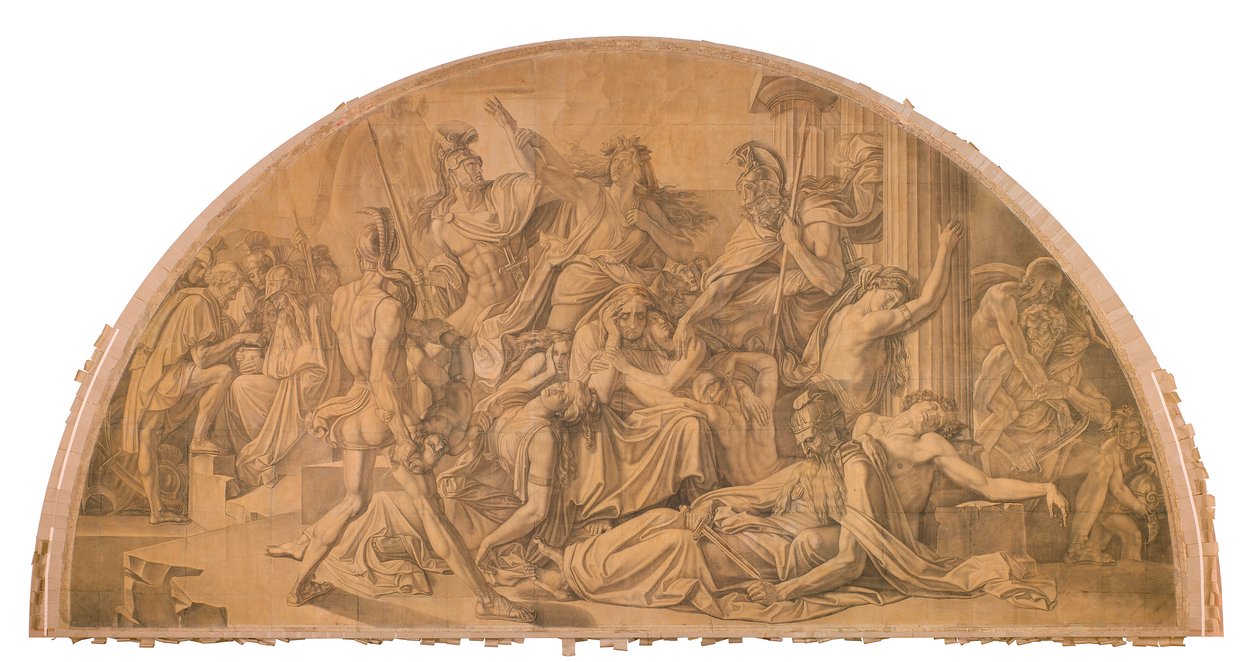 The Fall of Troy by Peter von Cornelius