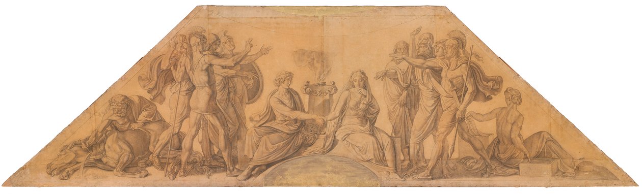 The Marriage of Menelaus and Helen by Peter von Cornelius