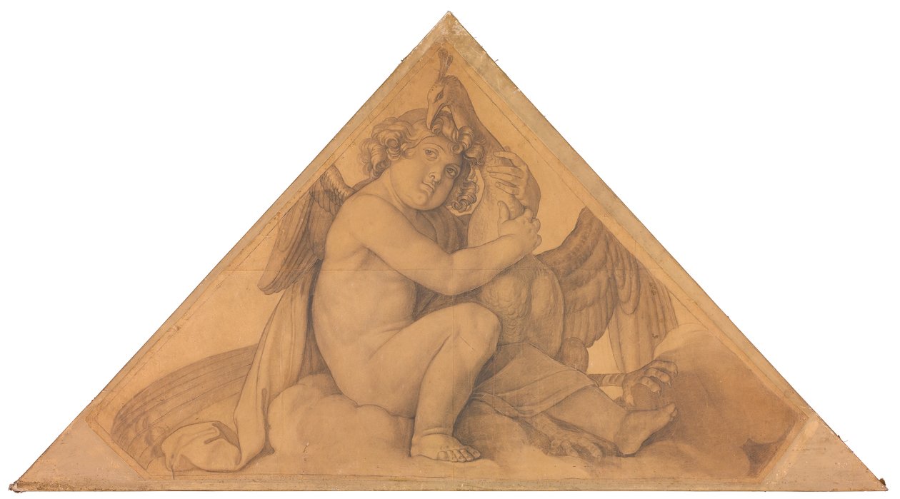 Eros with the Peacock by Peter von Cornelius