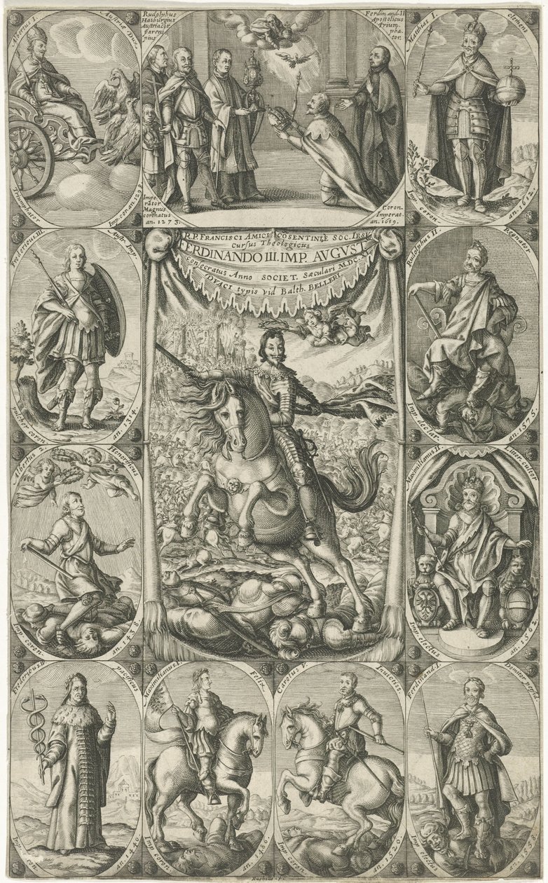 Allegorical Representation of Emperor Ferdinand III by Petrus Rucholle