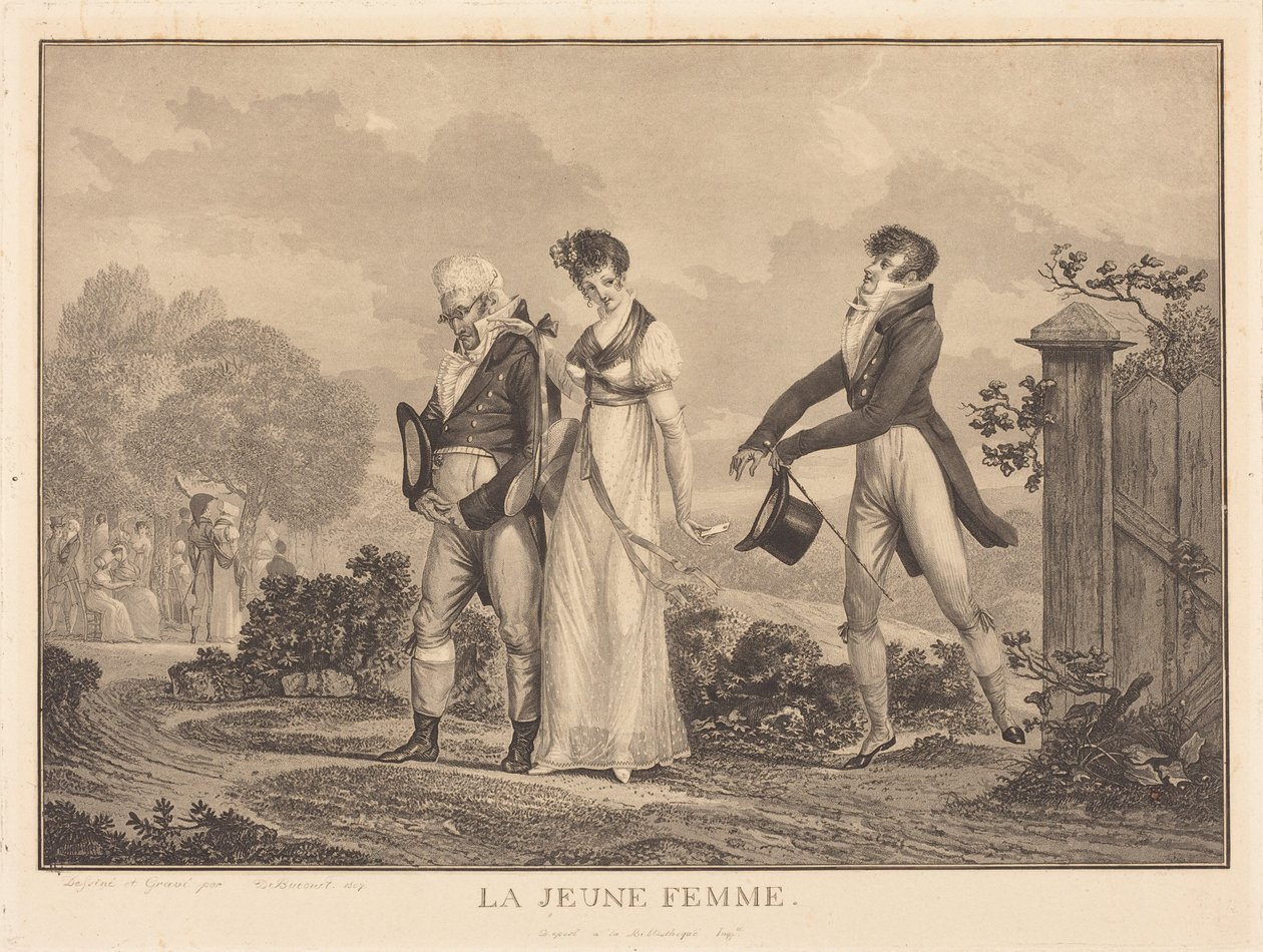 The Young Woman by Philibert-Louis Debucourt