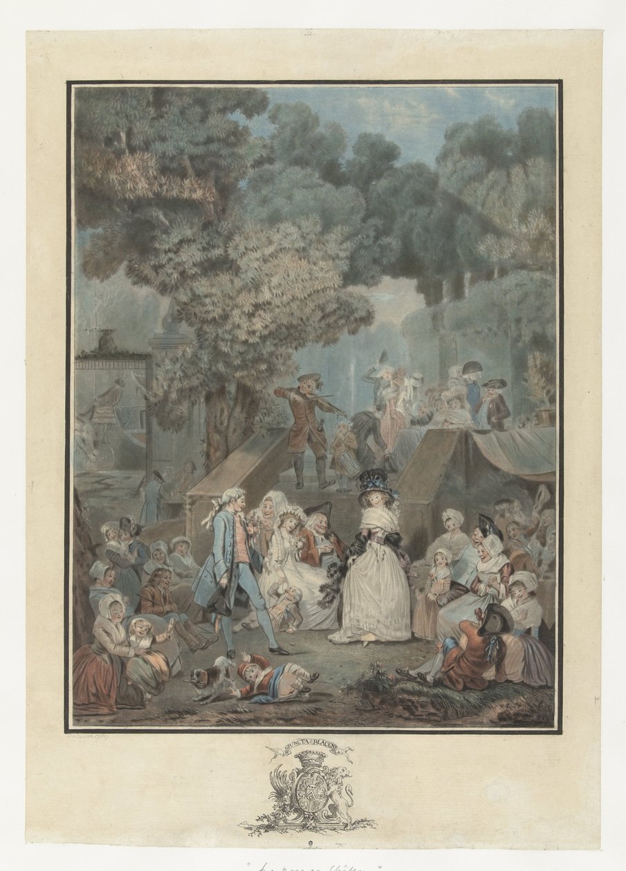 Wedding Feast by Philibert Louis Debucourt