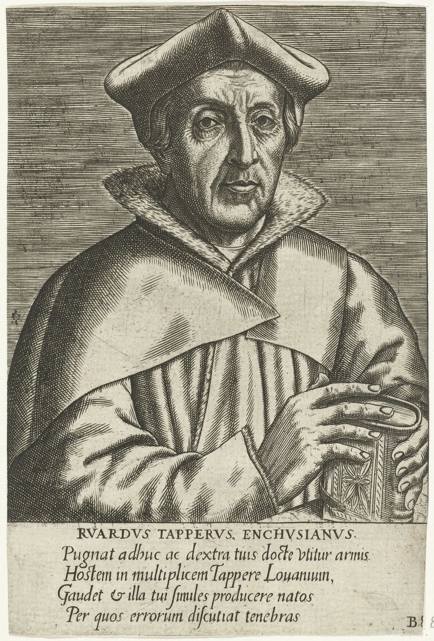 Portrait of Ruard Tapper by Philip Galle