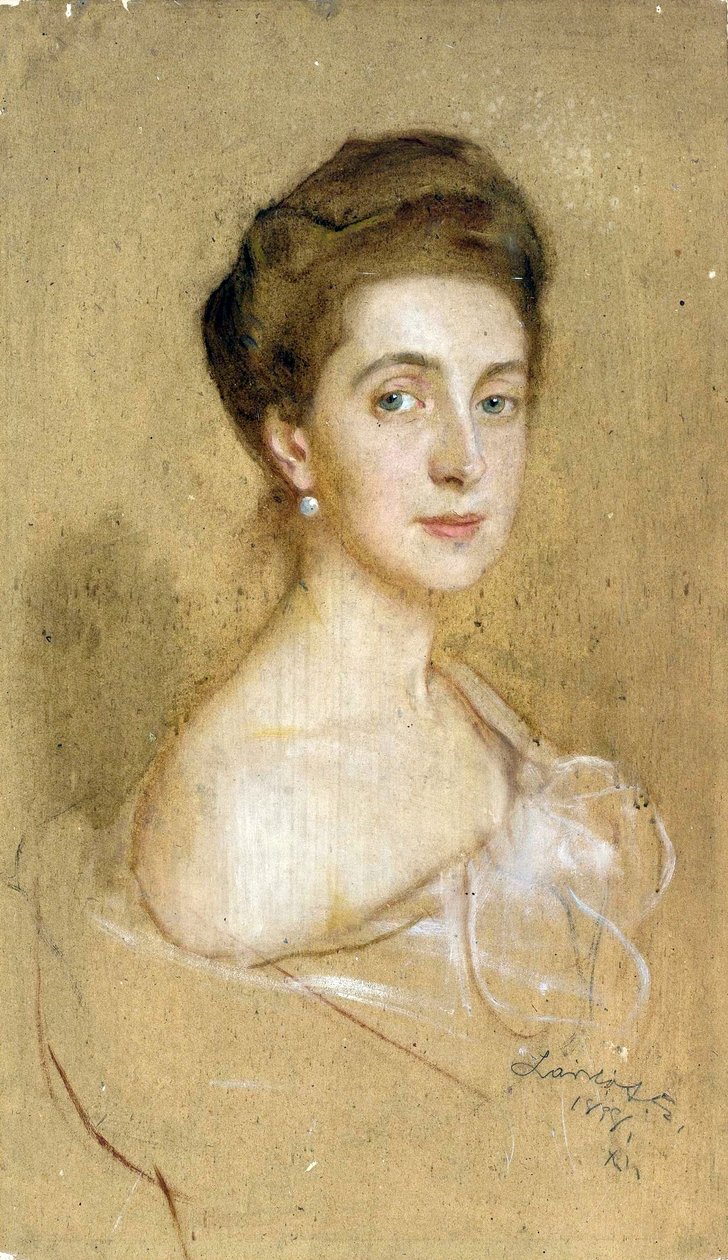 Lady with a Pearl Earring by Philip de László