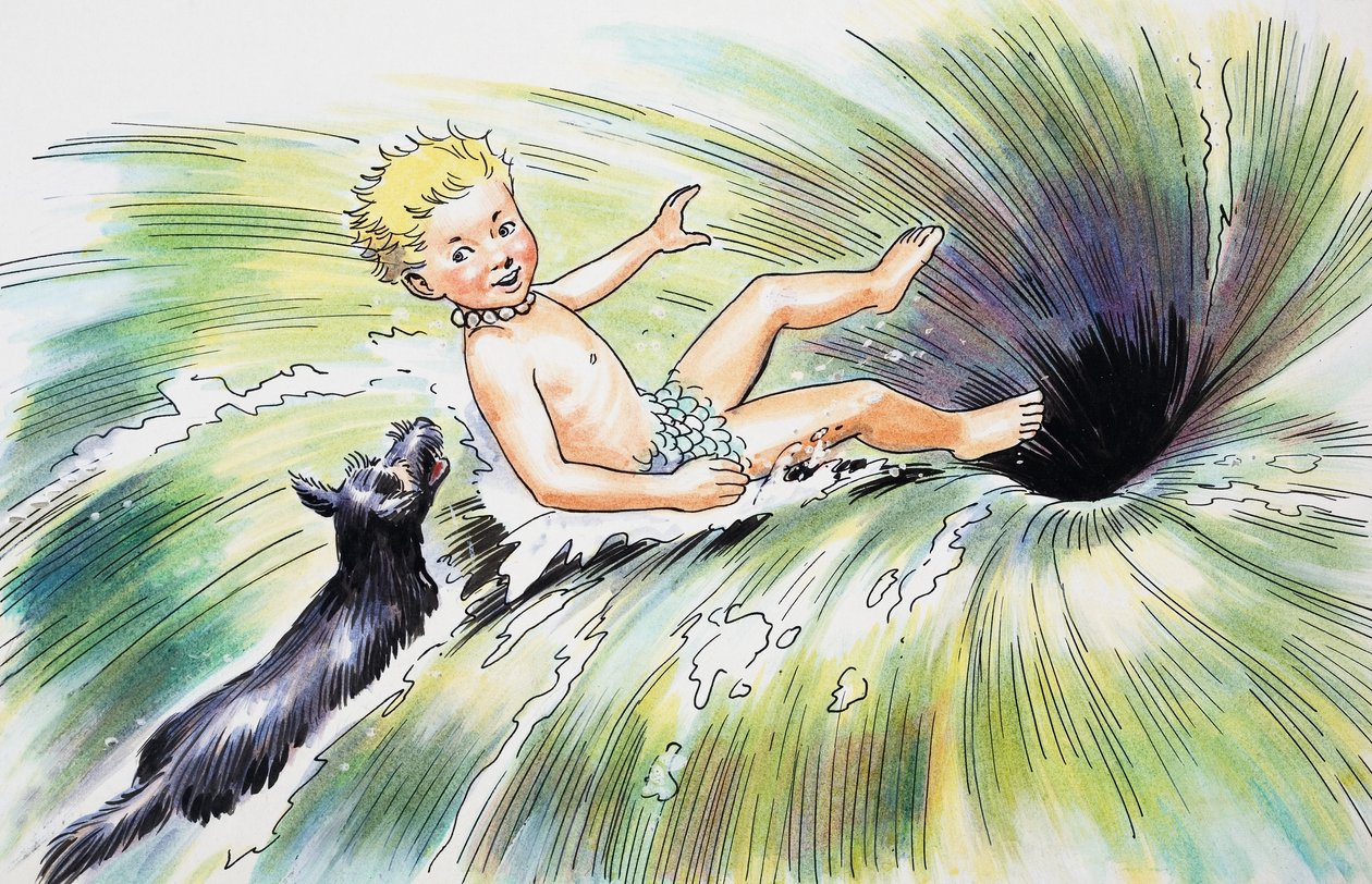 Falling into the Whirlpool, Illustration from 