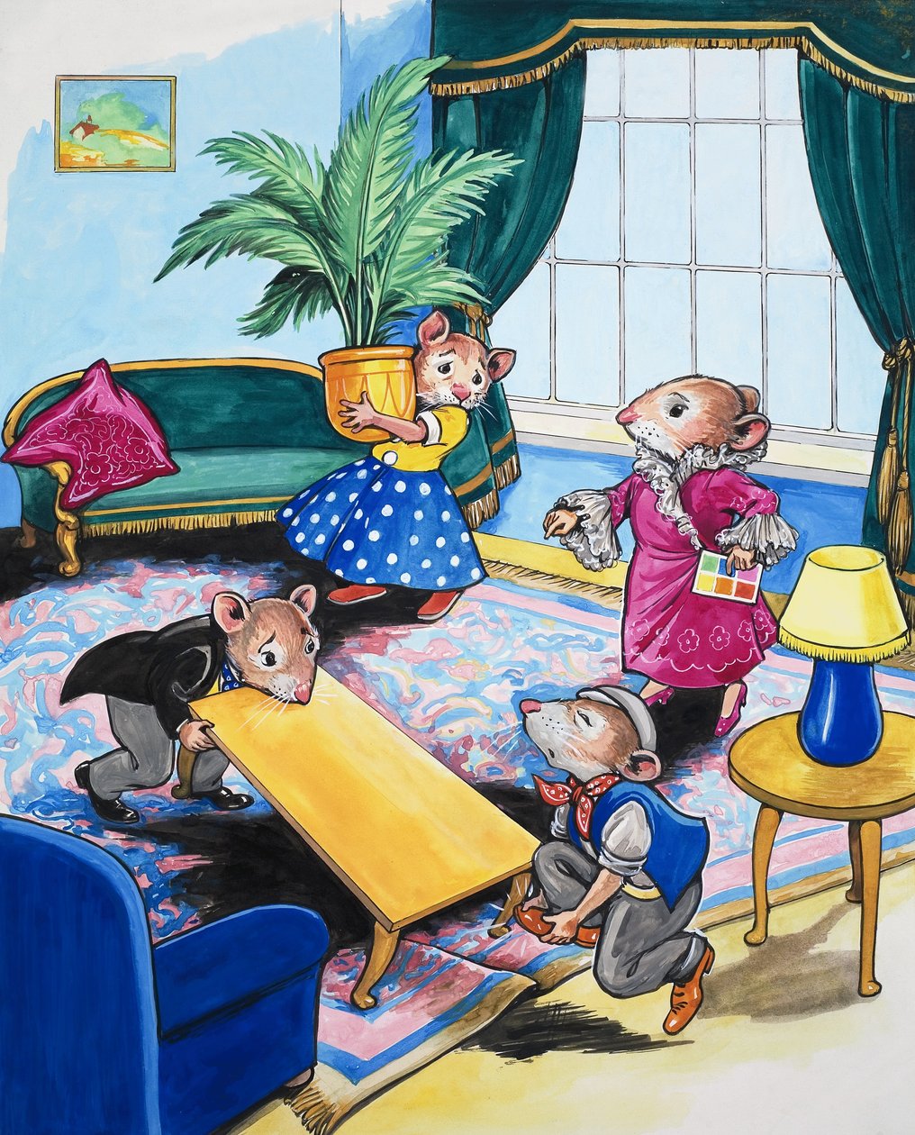 The Town Mouse and the Country Mouse by Philip Mendoza