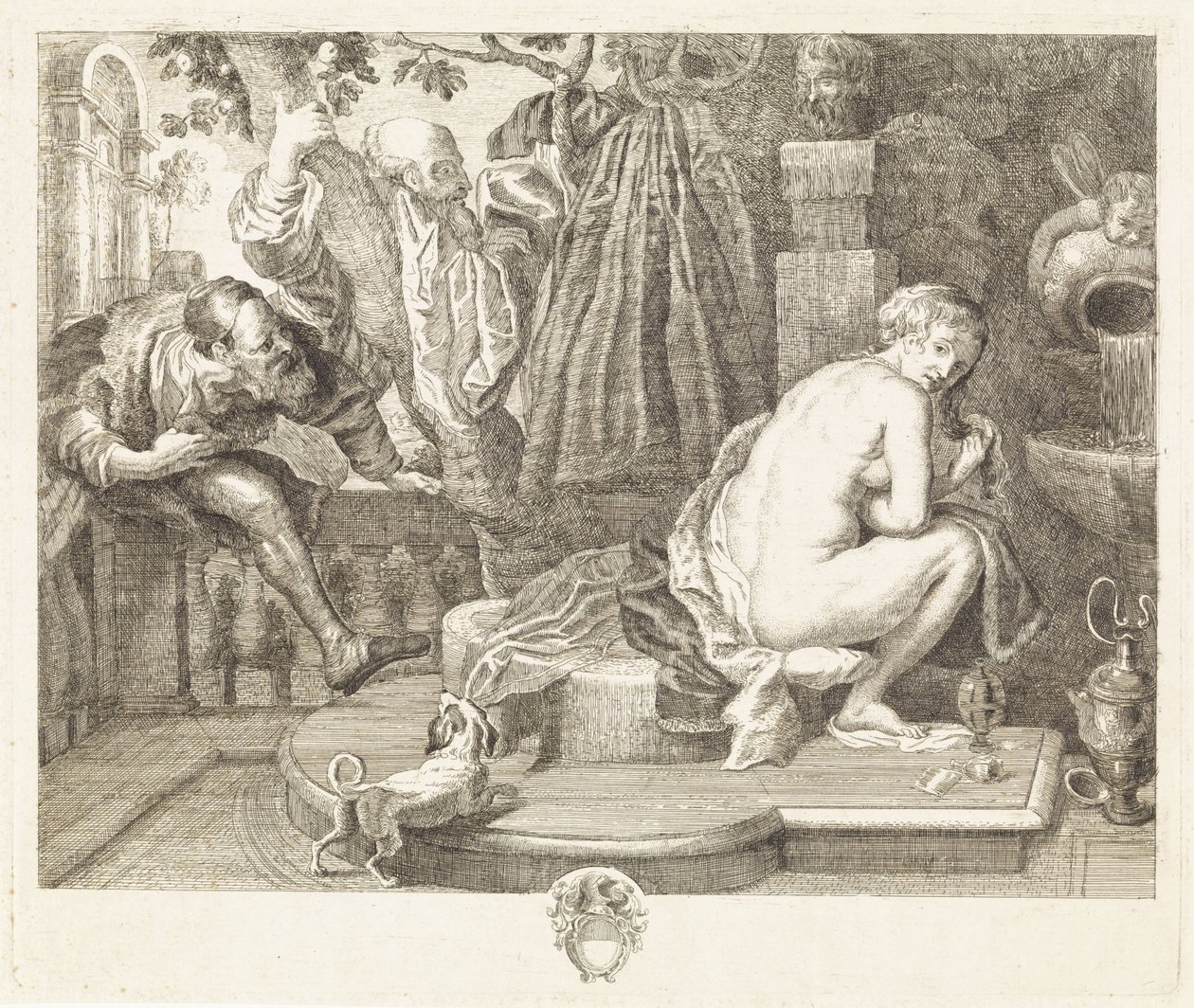 Susanna and the Elders by Philippe Lambert Joseph Spruyt
