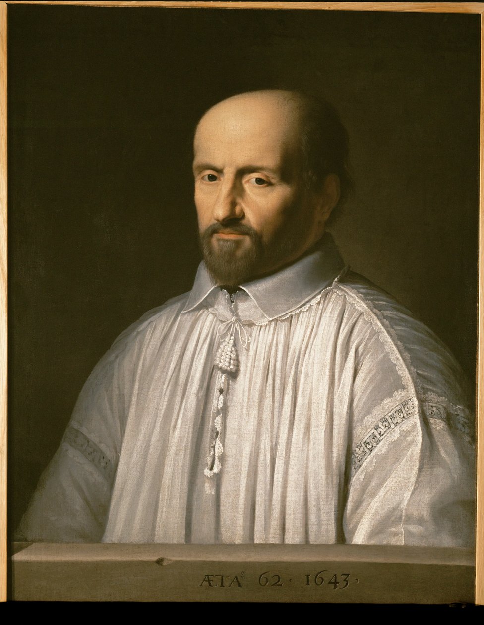Jean Duvergier de Hauranne, Abbot of St. Cyran by Philippe de Champaigne