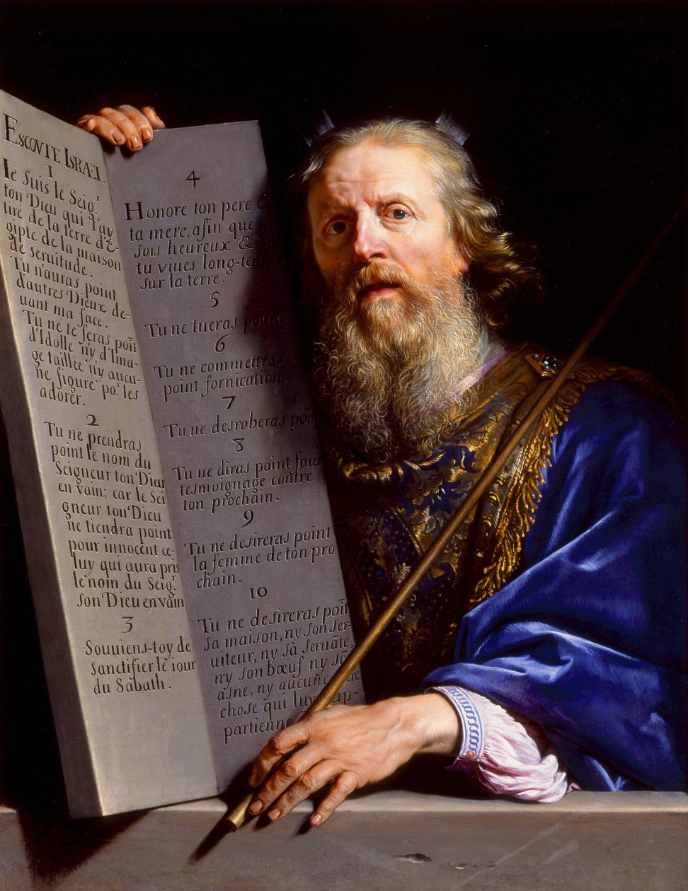 Moses Presenting the Tablets of the Law by Philippe de Champaigne
