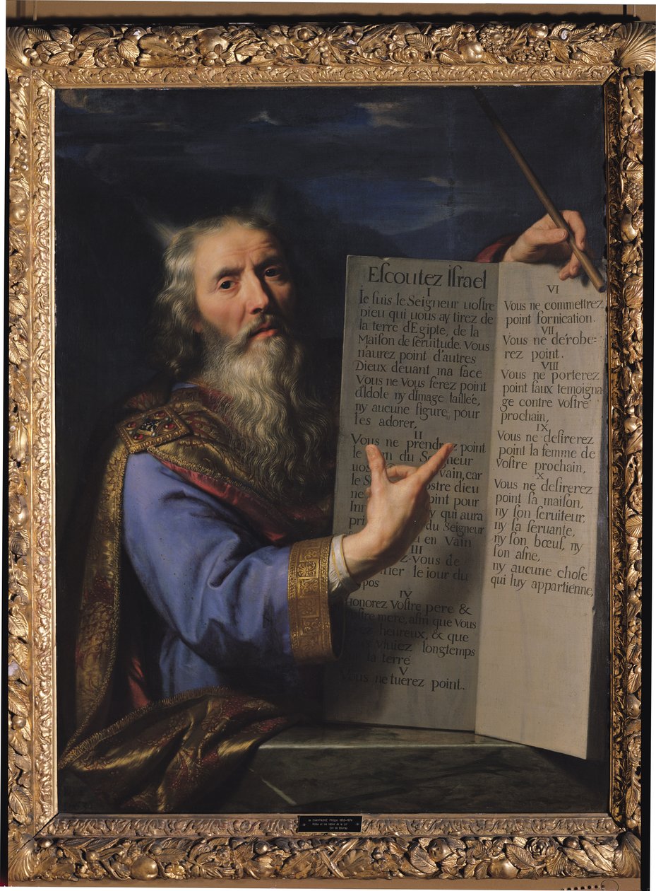 Moses with the Tablets of the Law, 1663 by Philippe de Champaigne