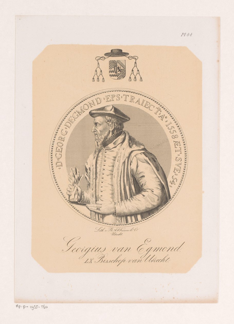 Portrait of George van Egmont by Philippus Anthonius Alexander Kanne (attributed to)