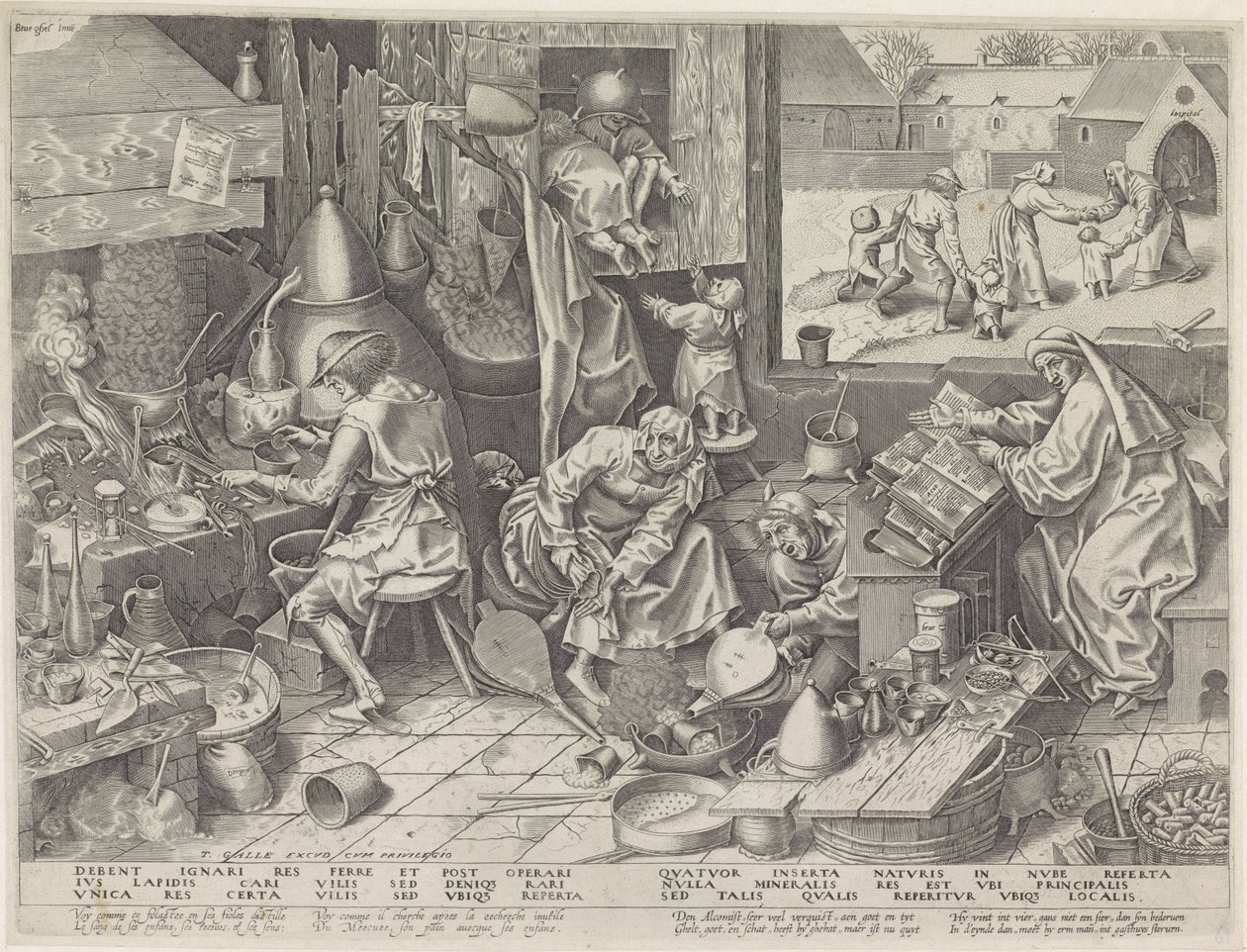Alchemist by Philips Galle