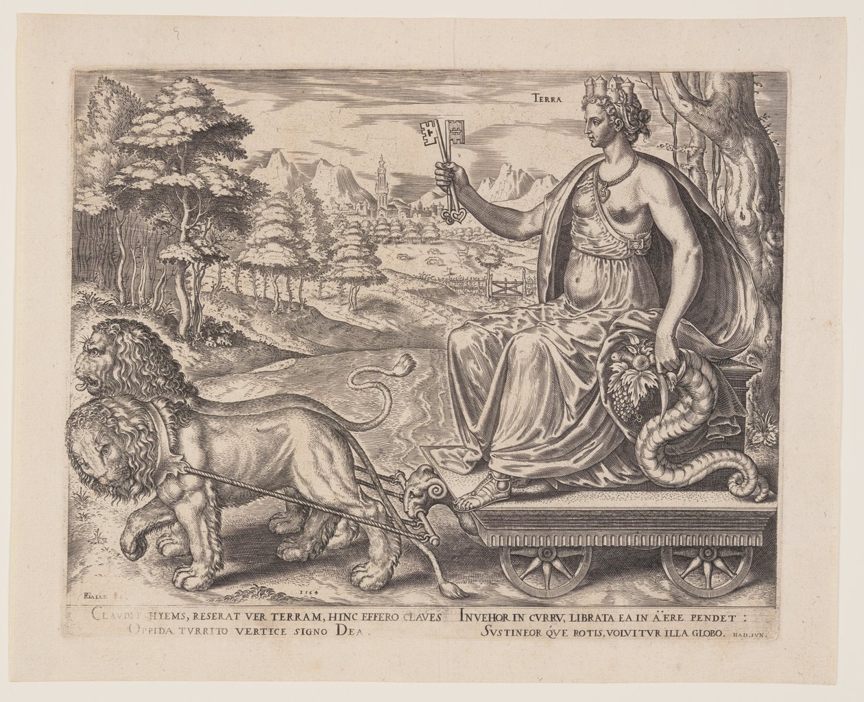 Earth, from The Four Elements by Philips Galle