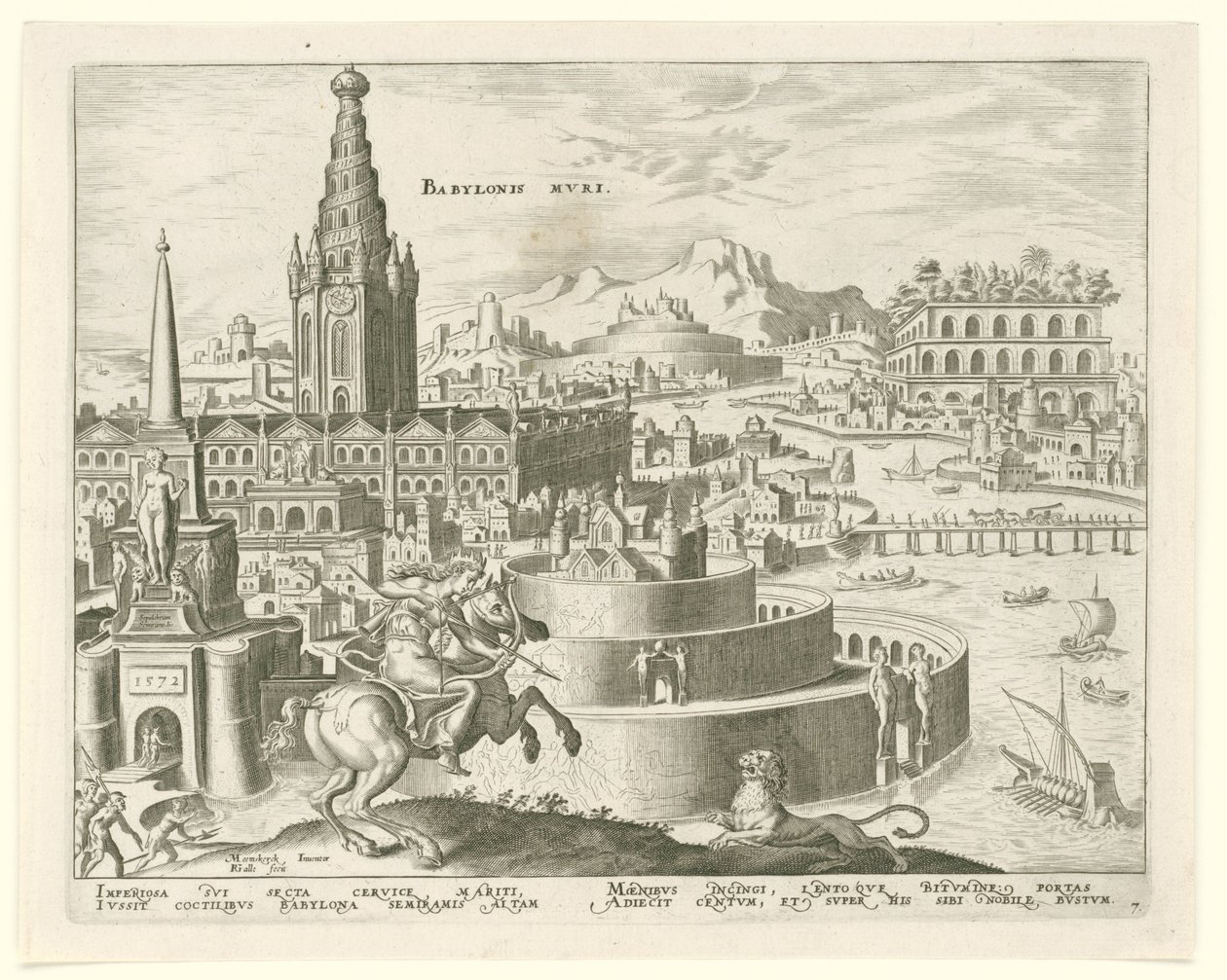 Walls of Babylon (The Eight Wonders of the World Series) by Philips Galle