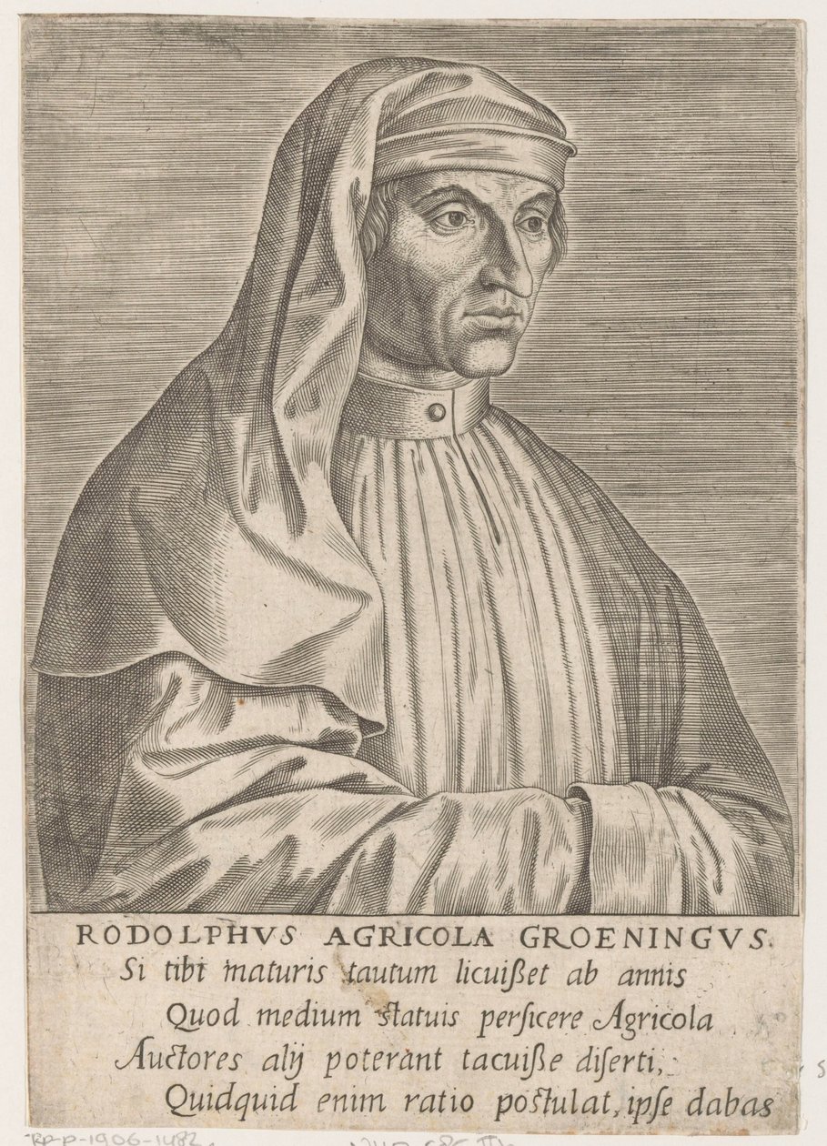 Portrait of Rudolf Agricola by Philips Galle