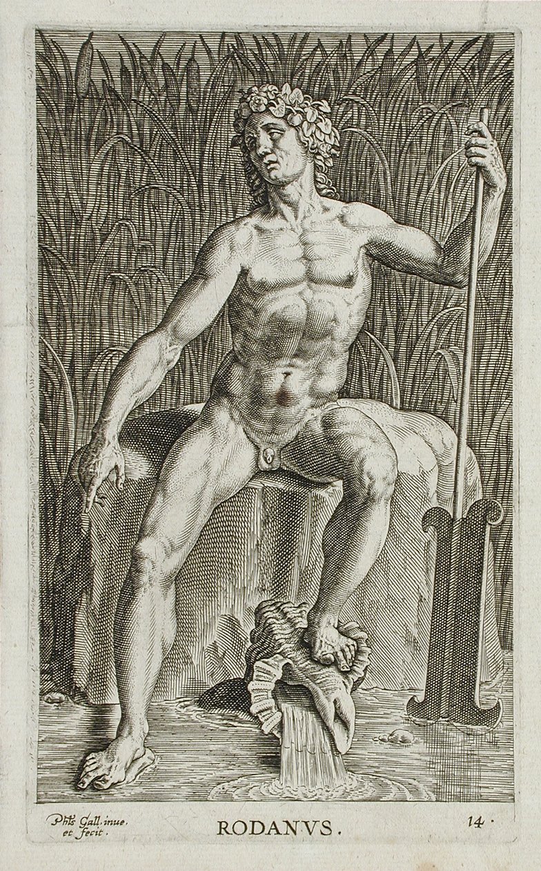 Rodanus by Philips Galle