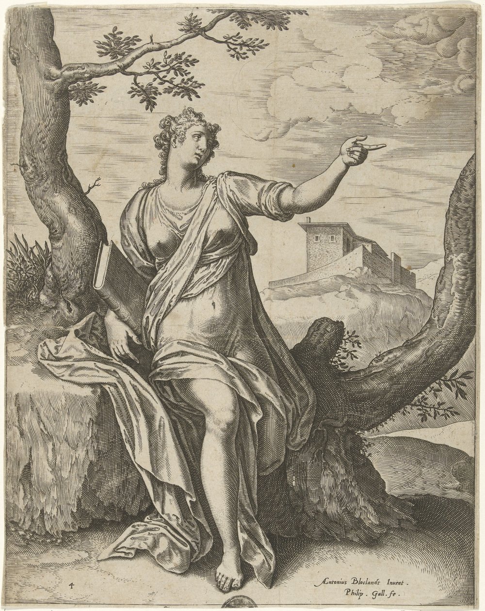Sibyl of Cumae by Philips Galle