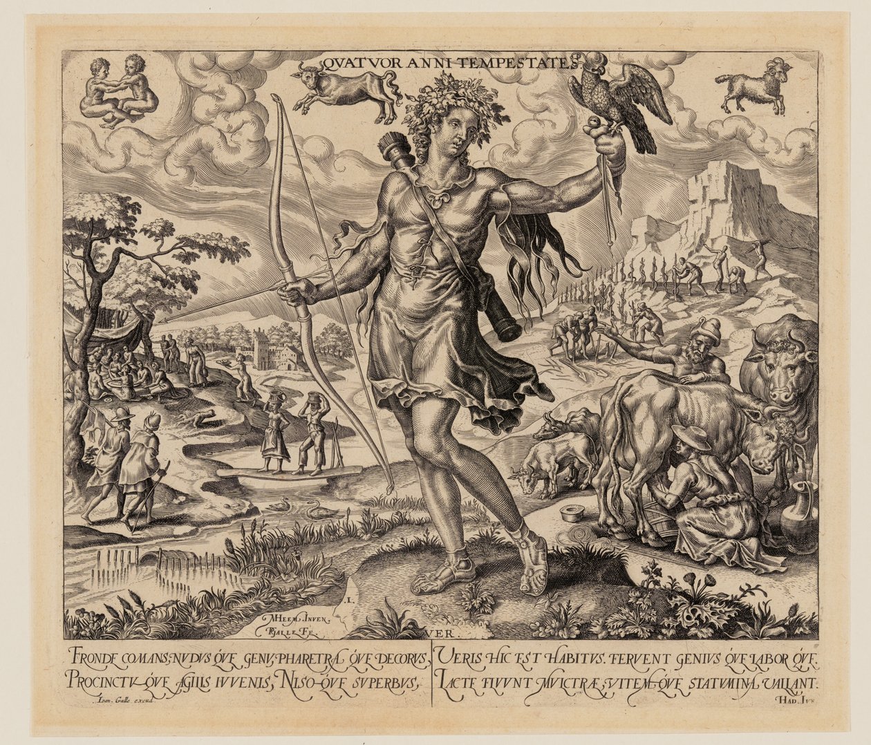 Spring, from The Four Seasons by Philips Galle