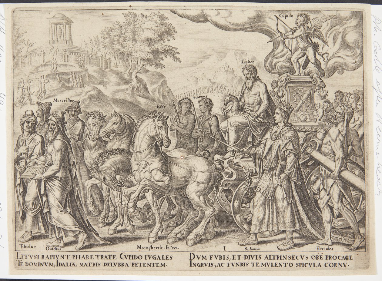The Triumph of Love by Philips Galle