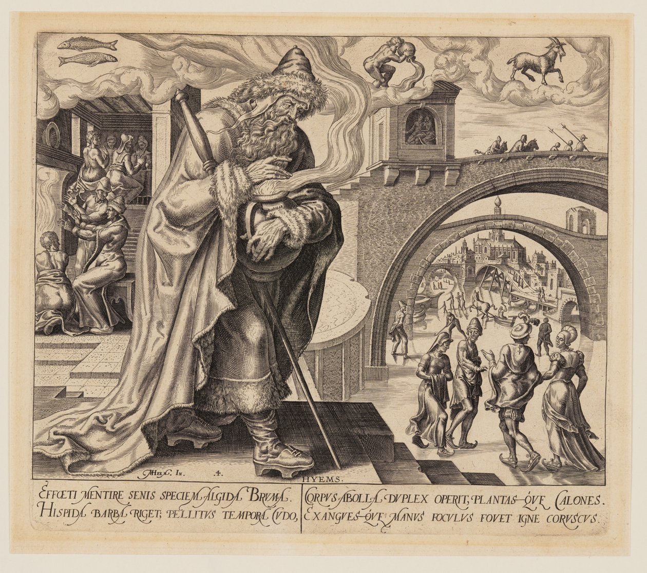Winter, from The Four Seasons by Philips Galle