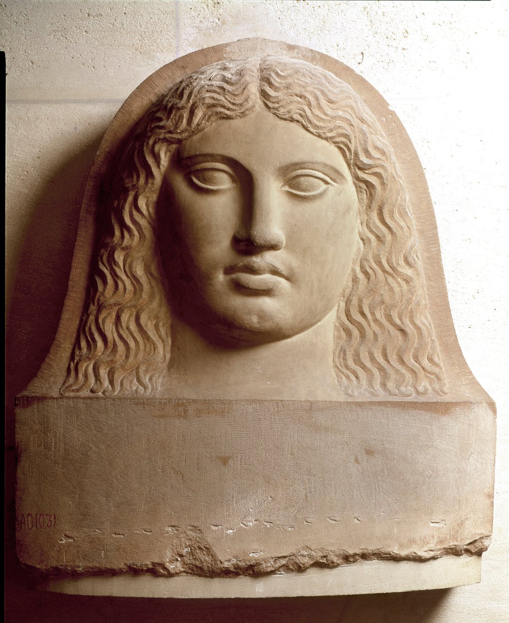 Woman's Head Carved on a Phoenician Sarcophagus (4th century BC ...