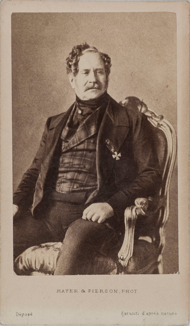 Portrait of Count Nikolai Alexeyevich Orlov, c. 1875 by Photo studio Mayer and Pierson.
