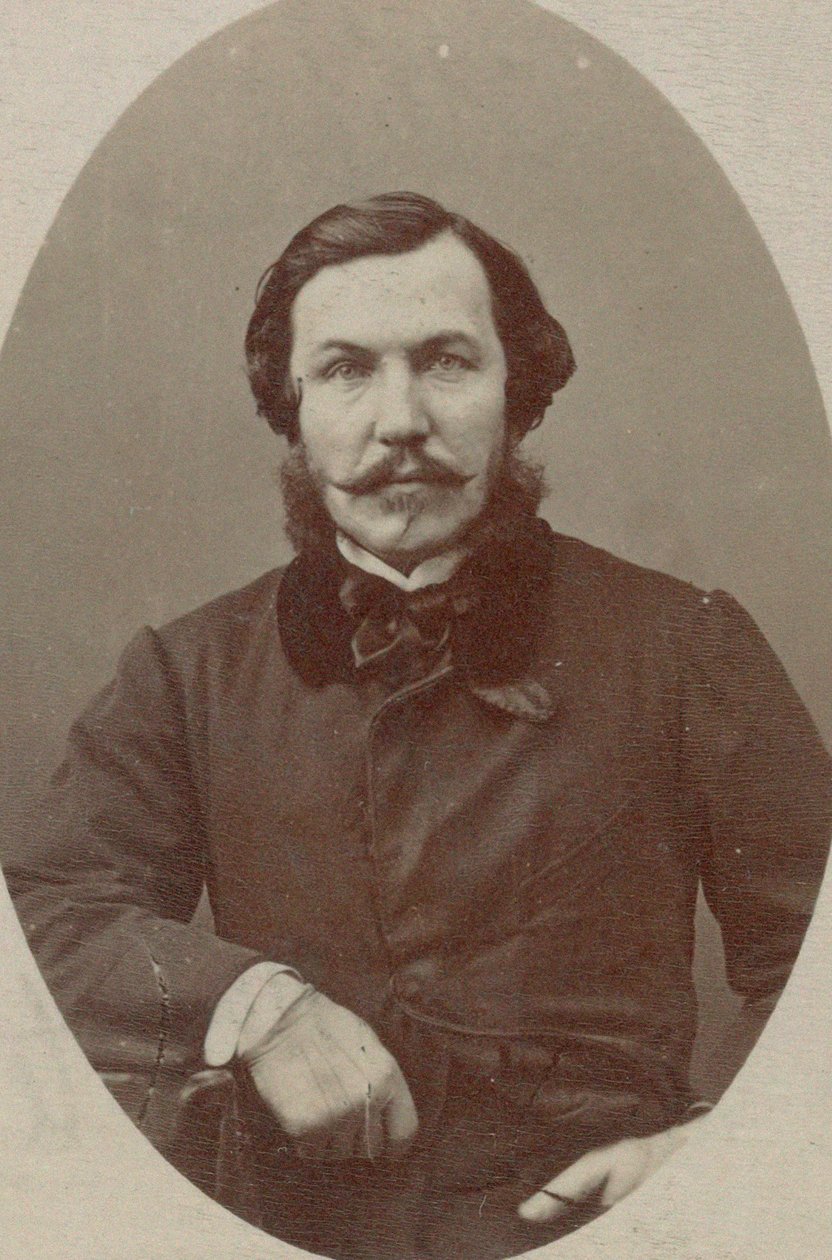 Portrait of pianist and composer Alfred Quidant, 1815-1893 by Photo studio Nadar.