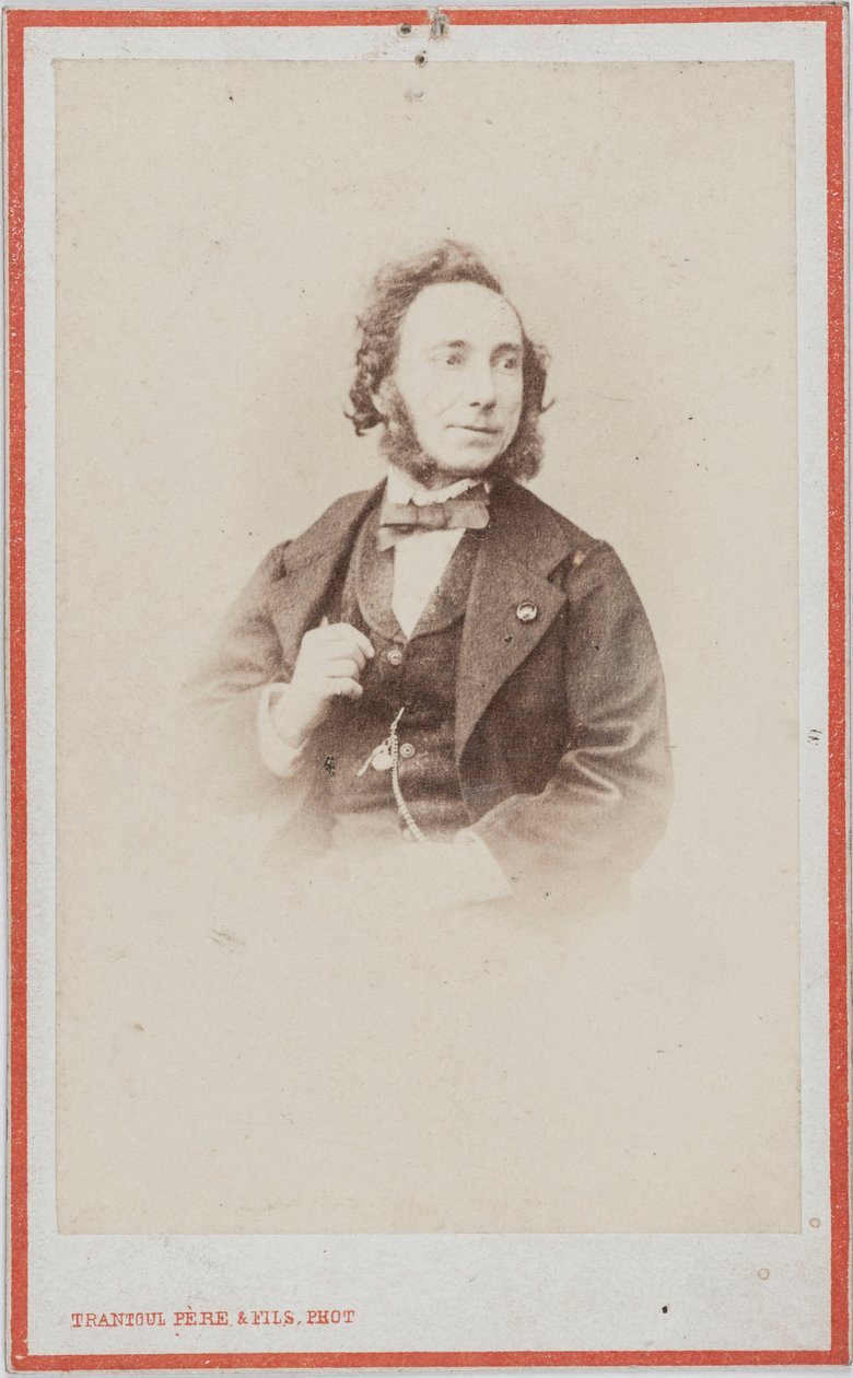 Portrait of the Violinist and Composer Camillo Sivori 1815-1894 by Photo studio Trantoul Père and Fils.