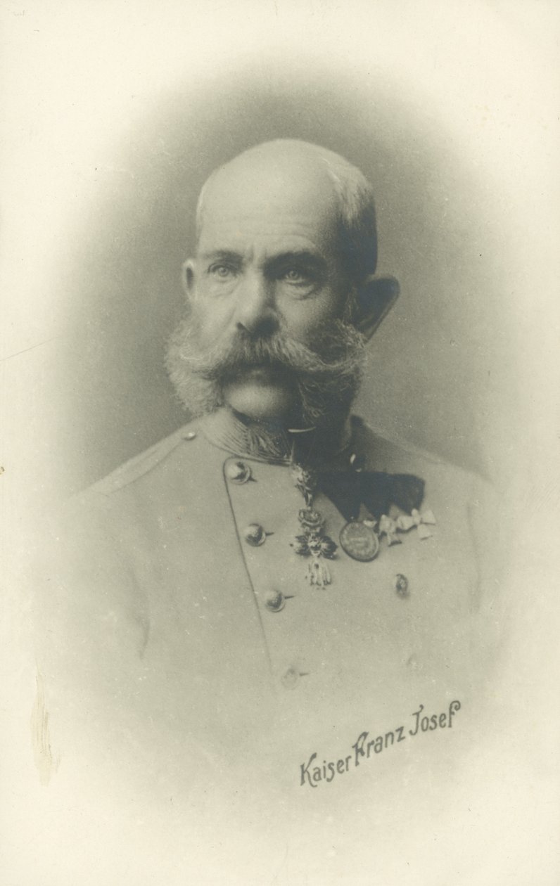 Emperor Franz Joseph I of Austria by Photographer Austrian