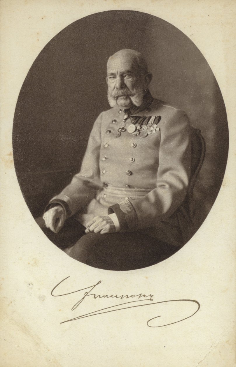 Emperor Franz Joseph I of Austria by Photographer Austrian