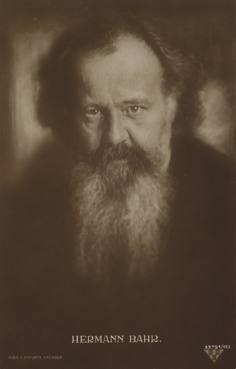 Hermann Bahr (1863-1934) by Photographer Austrian