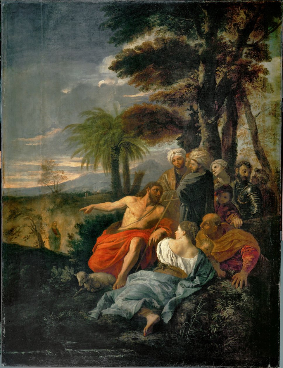 Saint John Baptist preaching in the desert