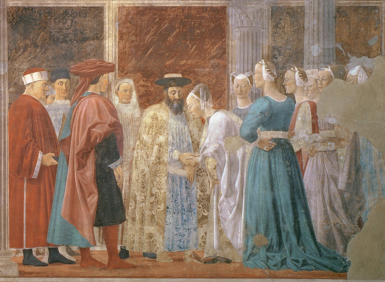 The Reception of the Queen of Sheba by King Solomon from the Legend of ...