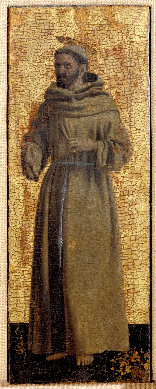 Polyptych of Mercy: the Virgin of Mercy, surrounded by saints (detail) by Piero della Francesca