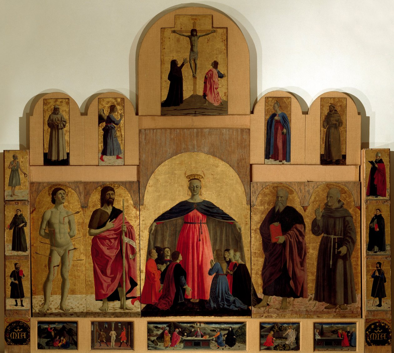 Detail (The Misericordia Altarpiece) by Piero della Francesca