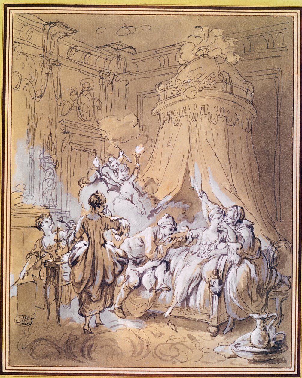 The Wedding Night by Pierre Antoine Baudouin