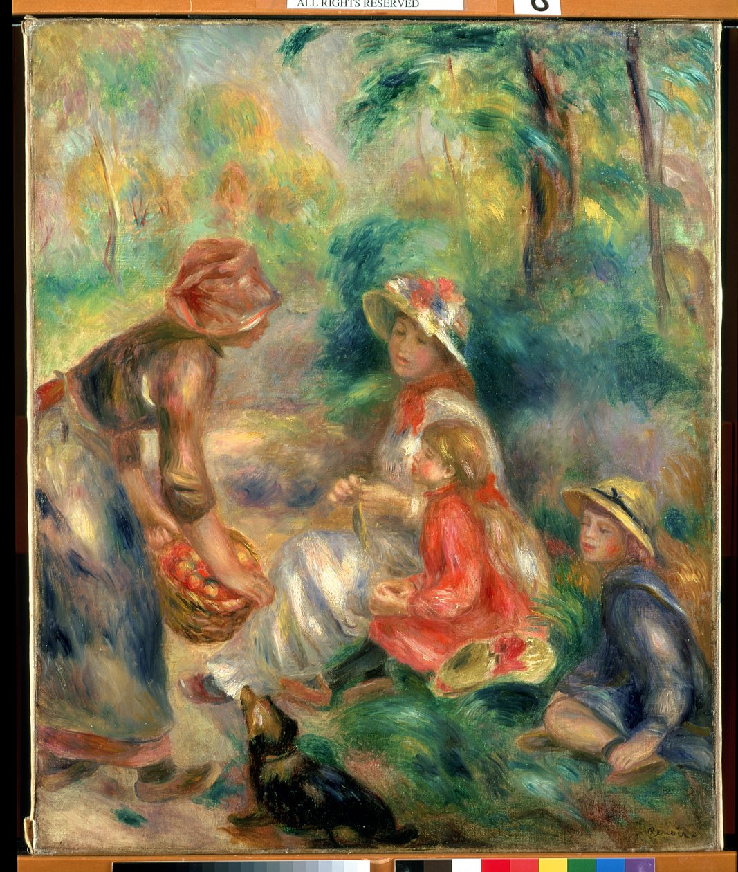 Apple Vendor by Pierre-Auguste Renoir