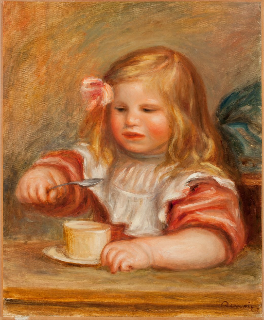 Coco Eating his Soup by Pierre-Auguste Renoir