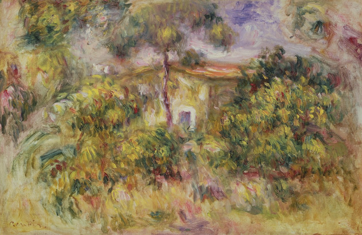 Farmhouse by Pierre-Auguste Renoir