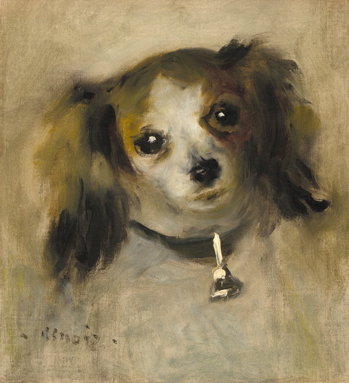 Head of a Dog by Pierre-Auguste Renoir