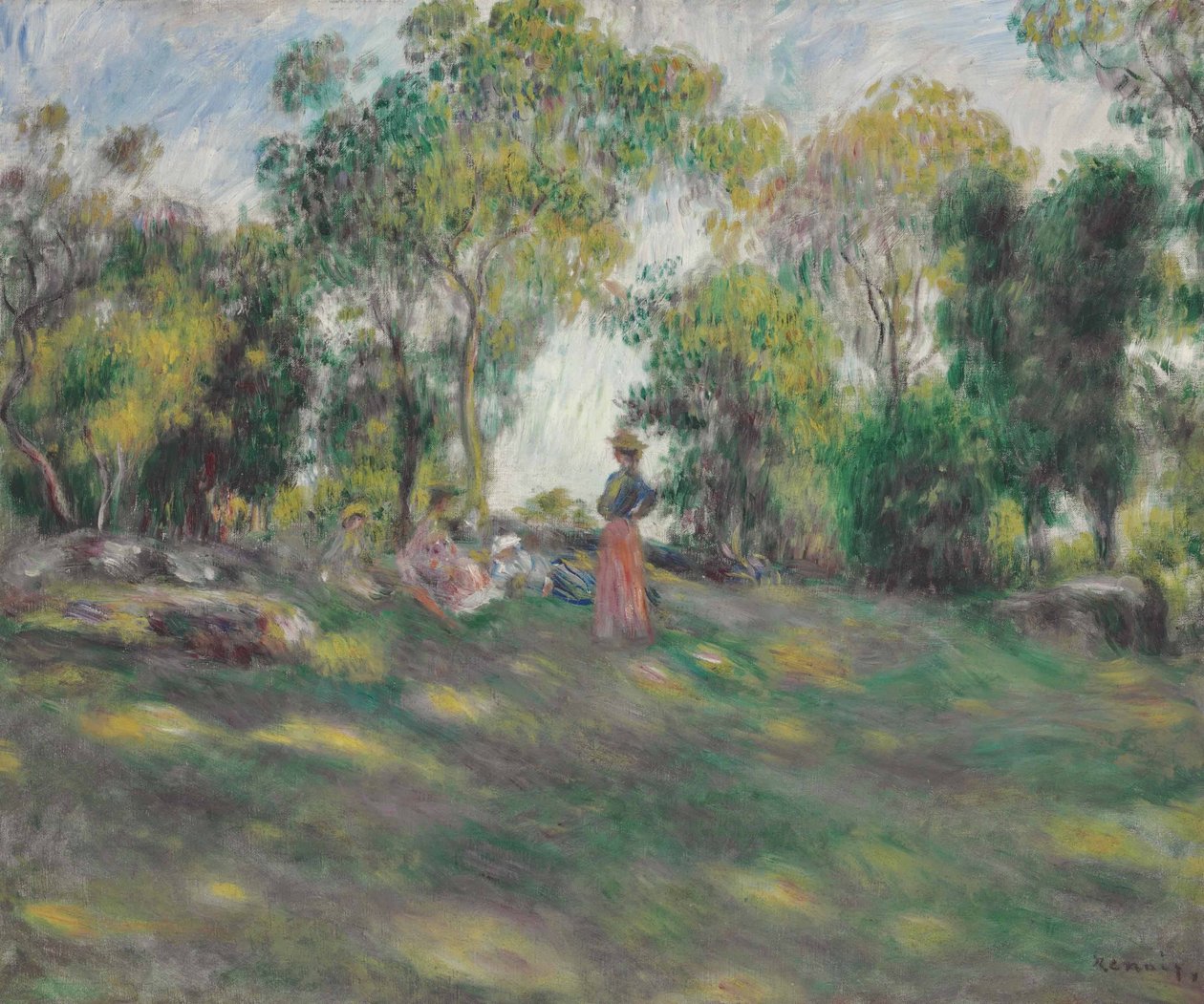 Landscape with Figures by Pierre-Auguste Renoir