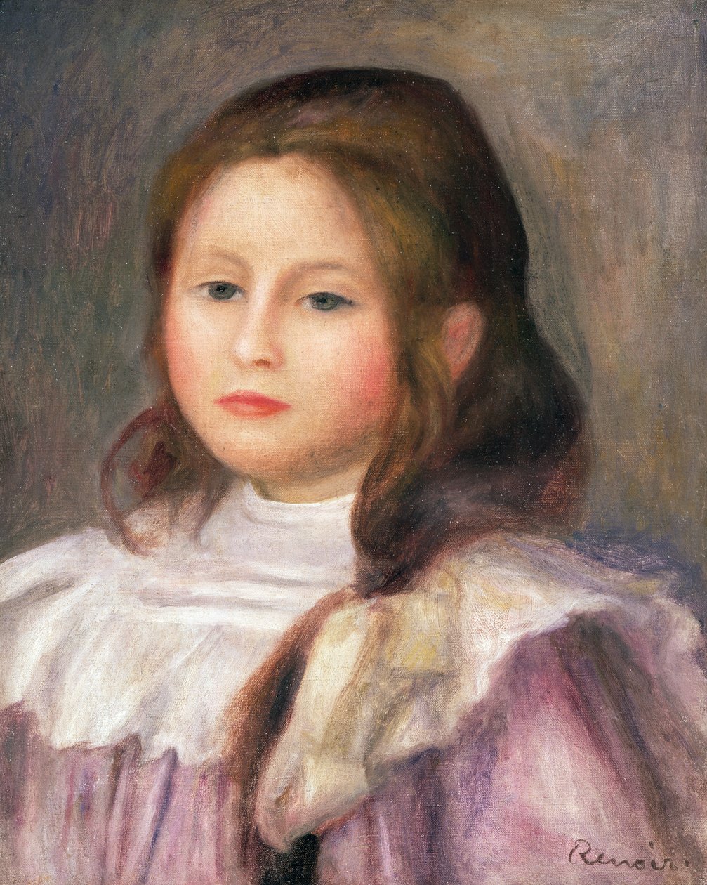 Portrait of a child by Pierre-Auguste Renoir