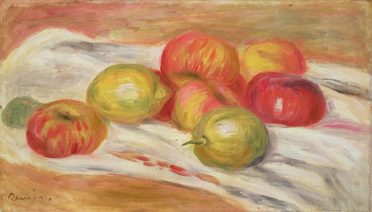 Seven Apples by Pierre-Auguste Renoir