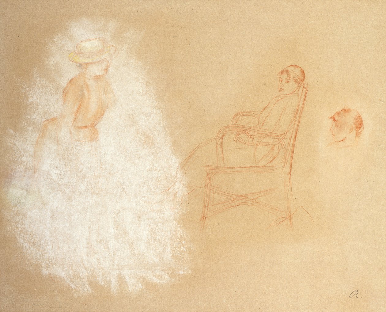 Studies of Women by Pierre-Auguste Renoir