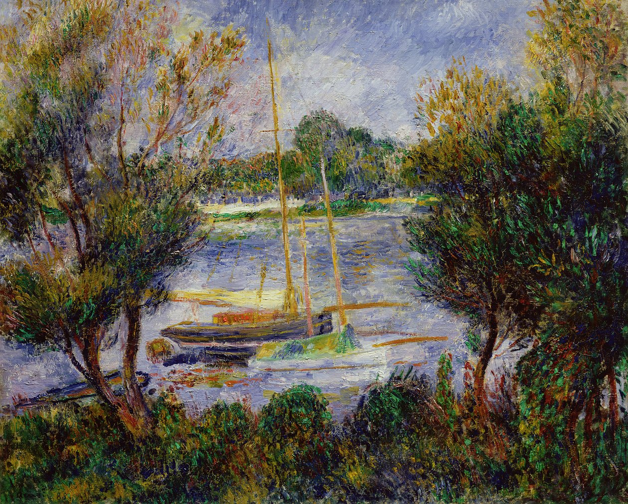 The Seine at Argenteuil by Pierre-Auguste Renoir